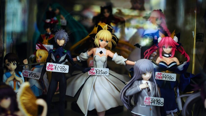 figurines fans de manga